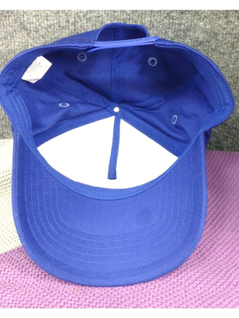 Audi Spell Out Logo Blue Adjustable Snapback Hat For Men & Women - Picture 6 of 7